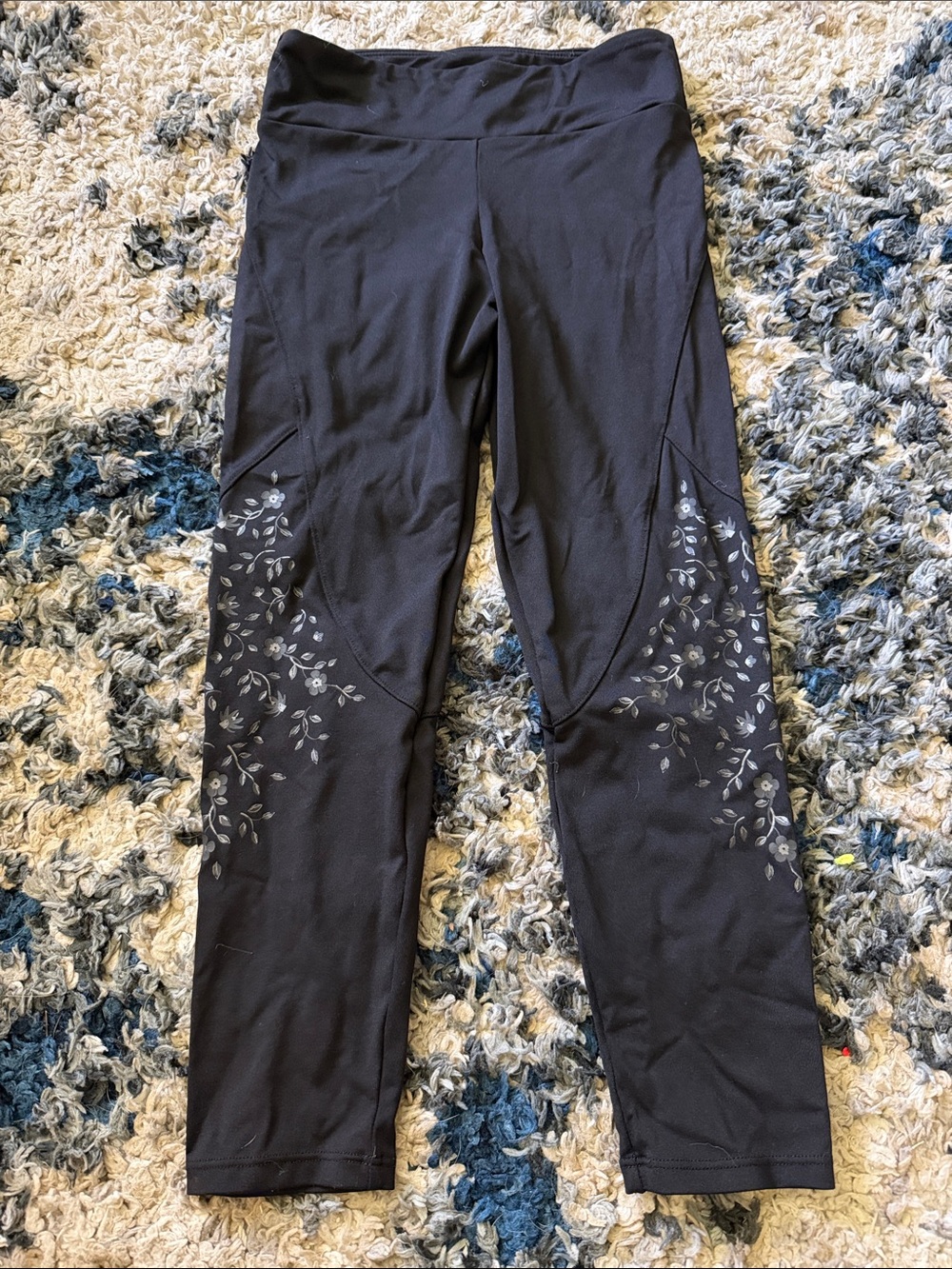 Bloch Black Performance Leggings with Subtle Stitch Detail